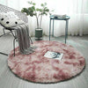 Circular Shaggy Fluffy Warm Rugs Non Slip Washable Floor Small Round Home Mats