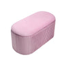 Bedroom living room Bench Storage Ottoman Stool Velvet Padded Footstool Pouffe