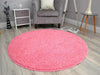 Circular Circle Shaggy Rugs Non Slip Washable Floor Small Large Round Mats Cheap