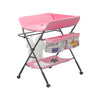 Adjustable Height Baby Changing Table Infant Diaper Changing Station with Wheels
