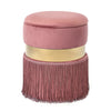 Stunning Velvet Storage Stool Bedroom Ottoman Pouffe Footstool With Tassel Trim
