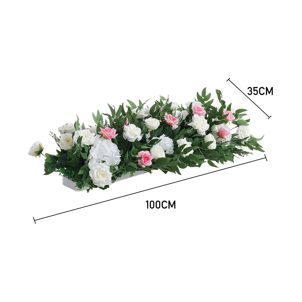 Artificial Wedding Floral Flower Row Top Table Backdrop Arch Arrangement Decor