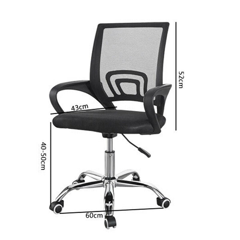 110cm Home Office Computer Table Desk with Storage Side Shelves PC Worksation