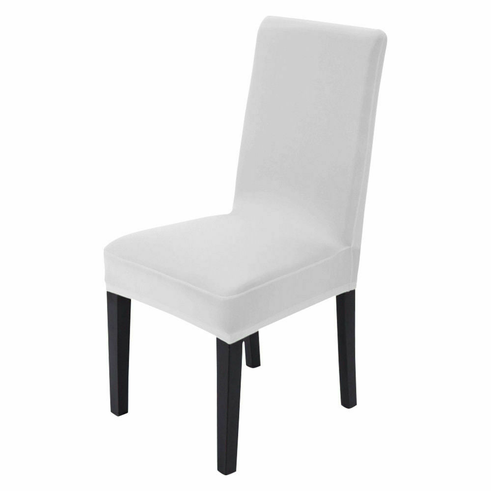 Velvet Dining Chair Seats Covers Slip Stretch Wedding Banquet Party Removable UK
