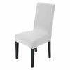 Velvet Dining Chair Seats Covers Slip Stretch Wedding Banquet Party Removable UK