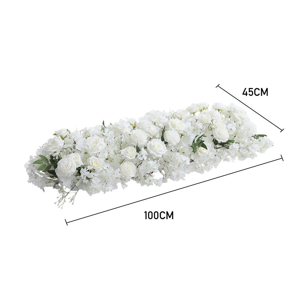 Artificial Wedding Floral Flower Row Top Table Backdrop Arch Arrangement Decor