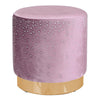 Velvet Pouffe Footstool Dressing Table Chair Padded Make-Up Stools Kids Seats UK