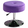 Swivel Velvet Padded Stool Vanity Chair Height Adjustable Dressing Dining Seat