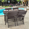 Outdoor Patio Picnic Folding Table Chairs Bench Set Garden Dining Beer Furniture