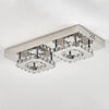 LED Ceiling Lamp Luxury Crystal Chandelier Remote Dimmable Living Room Kitchen