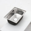 Modern Catering Kitchen Inset Sink Stainless Steel Laundry Topmount Square/Round