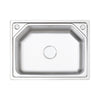 Modern Catering Kitchen Inset Sink Stainless Steel Laundry Topmount Square/Round