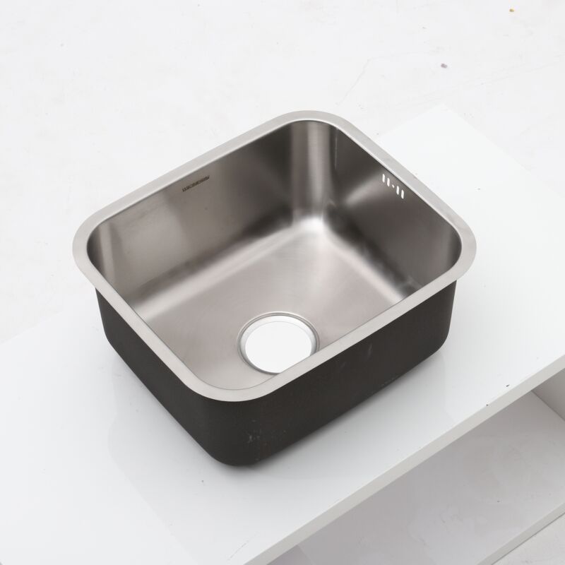 Modern Catering Kitchen Inset Sink Stainless Steel Laundry Topmount Square/Round