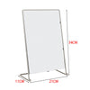 Modern Metal Frame Vanity Tabletop Mirror Free Standing Makeup Dressing Bathroom