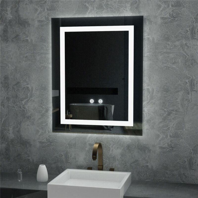 XXL Large Fogless LED Bathroom Mirror Dual Hanging Makeup Vanity Mirror Series