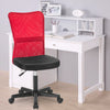 Mesh Adjustable Height Lumbar Support Ergonomic Armless Swivel Home Office Chair