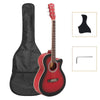 40" 6 String Folk Acoustic Guitar Adult Beginner Starter with Bag Tool