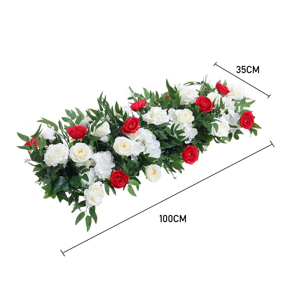 Artificial Wedding Floral Flower Row Top Table Backdrop Arch Arrangement Decor
