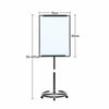 Magnetic Whiteboard Free Standing White Board Dry Wipe Office Home School Notice