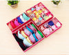 4pcs Underwear Bra Socks Ties Drawer Storage Organizer Box Closet Tidy Divider