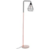 Modern Floor Lamp Geometric Lampshade Solid Marble Base Home