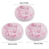Pet Dog Cat Bed M/L/XXL/3XL/4XL-sized Luxury Shag Warm and Fluffy Donut Cushions