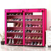 SHOES CABINET STORAGE ORGANISER SHOE RACK STAND HOLDS 36 PAIRS 6 TIER DUSTPROOF