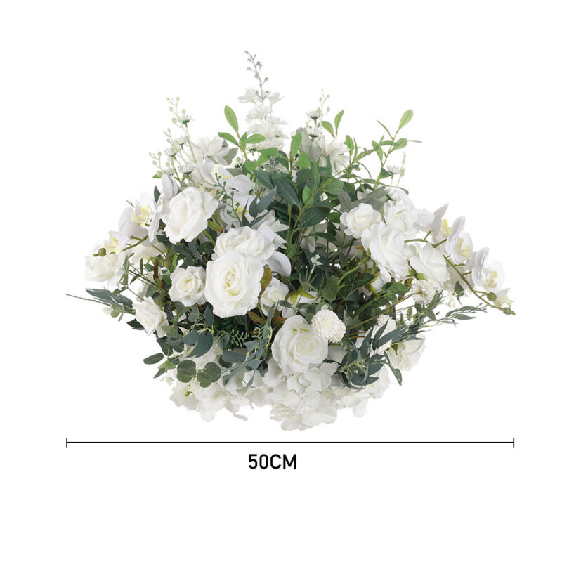 Artificial Flower Bouquet Ball Wedding Table Pedestal Road Lead Outdoor Decor