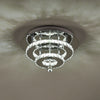 LED Ceiling Lamp Luxury Crystal Chandelier Remote Dimmable Living Room Kitchen