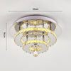 LED Ceiling Lamp Luxury Crystal Chandelier Remote Dimmable Living Room Kitchen
