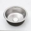 Modern Catering Kitchen Inset Sink Stainless Steel Laundry Topmount Square/Round