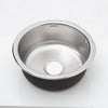 Modern Kitchen Square Stainless Steel Sink Inset Single Bowl +Drainer Waste Pipe