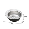 Modern Catering Kitchen Inset Sink Stainless Steel Laundry Topmount Square/Round