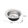 Modern Kitchen Square Stainless Steel Sink Inset Single Bowl +Drainer Waste Pipe