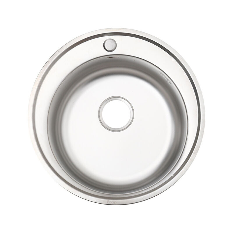 Modern Catering Kitchen Inset Sink Stainless Steel Laundry Topmount Square/Round