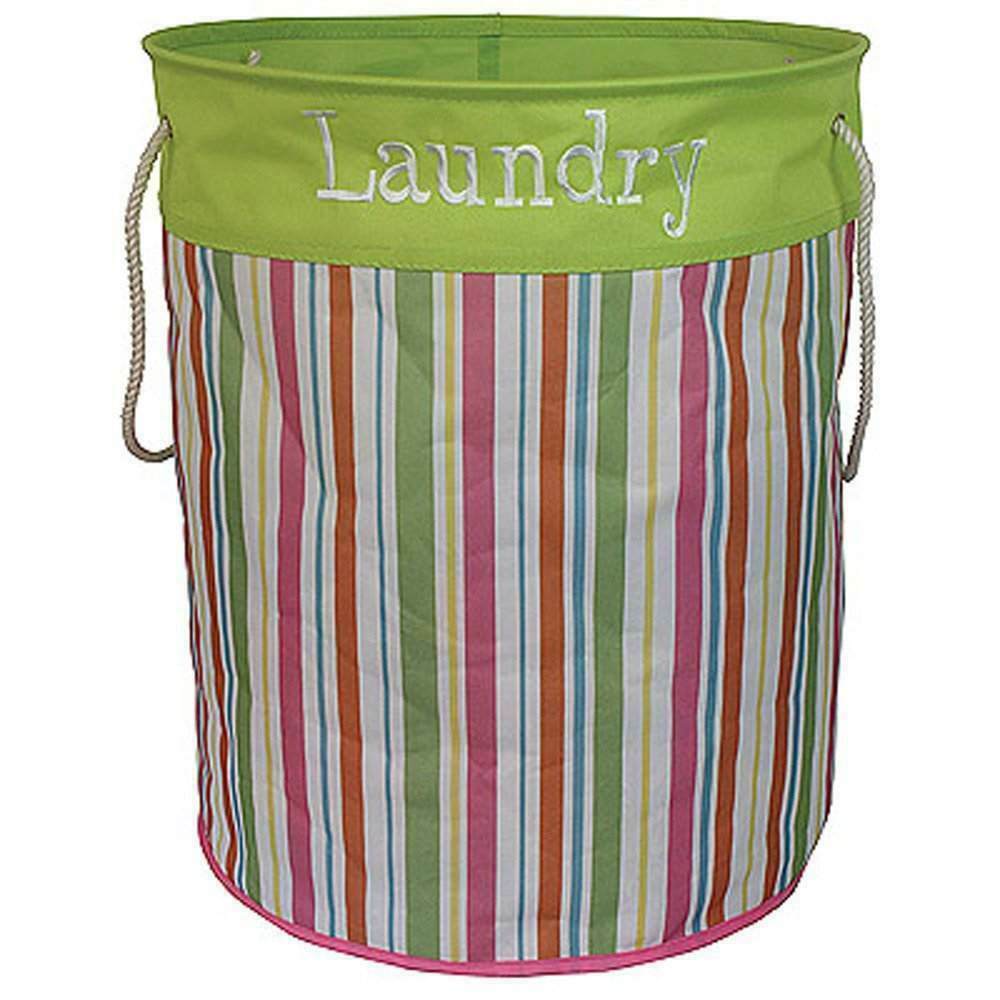 Laundry Basket Aluminium Frame Folding Double Hamper Washing Storage Sorter Bin