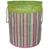 Laundry Basket Aluminium Frame Folding Double Hamper Washing Storage Sorter Bin