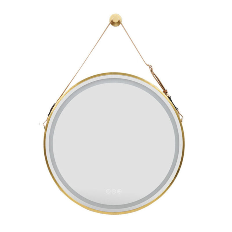 Elegant Bathroom Mirror Dual Light LED Wall lighted Mirror Vertically Horizontal