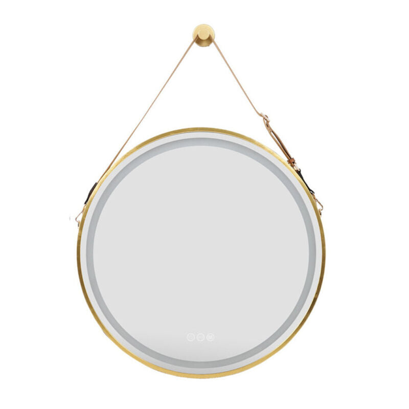 Elegant Bathroom Mirror Dual Light LED Wall lighted Mirror Vertically Horizontal