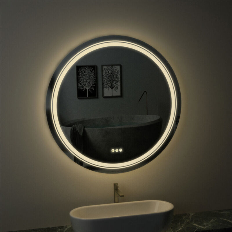 XXL Large Fogless LED Bathroom Mirror Dual Hanging Makeup Vanity Mirror Series