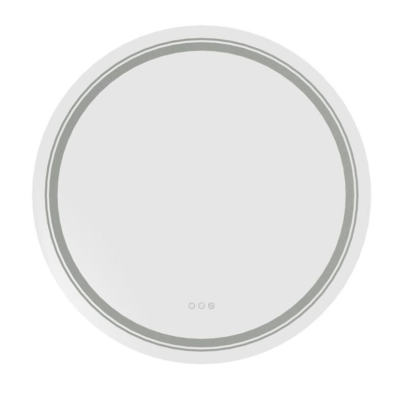 Elegant Bathroom Mirror Dual Light LED Wall lighted Mirror Vertically Horizontal