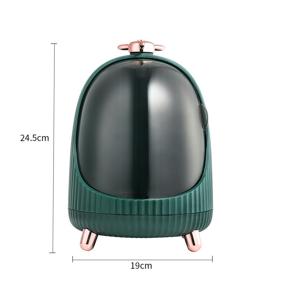 Large Cosmetic Organizer Make-up Holder Jewelry Storage Drawer Case w/ LED Light