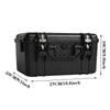 Waterproof Hard Plastic Carry Cases Cam Lens Storage Tool Box Portable Organizer