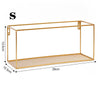Metal Wire Shelf Unit Floating Shelf Room Kitchen Office Wal Mount Storage Rack