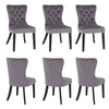 1/2/4/6 Velvet Dining Chairs Accent Seat Windsor Kitchen Dressing Room Bedroom