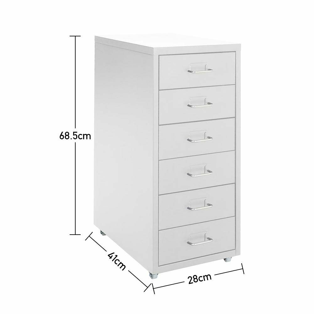 Home Office Metal Filing Cabinet Cupboard Drawer Unit Cabinet 3/4/5/6/8 Drawers