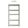 5 TIER METAL SHELF SHELVING UNIT STORAGE RACKING SHELVES SHED GARAGE WAREHOUSE