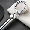 Shower Head Water Saving Flow 360° Rotating with Small Fan High Pressure Spray