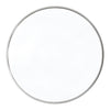 Slim Metal Frame Circular Round Glass Bathroom Bedroom Entryway Vanity Mirror