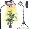 LED Grow Light Tripod Stand Full Spectrum for Hydroponic Indoor Plant Veg Flower